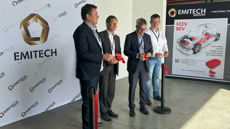 Le Groupe Emitech inaugure un nouveau centre d'essais pour batteries électriques et piles à combustible